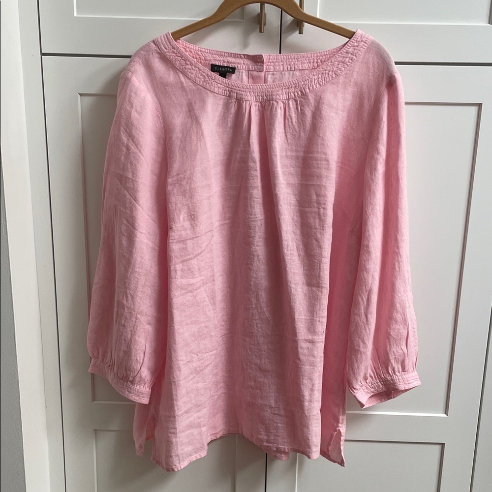 Talbots Linen Top